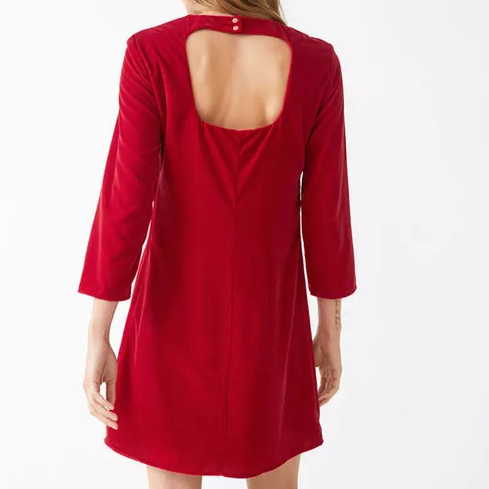 NWTS & Other Stories Velvet Open Back Party Dress - Picture 5 of 9
